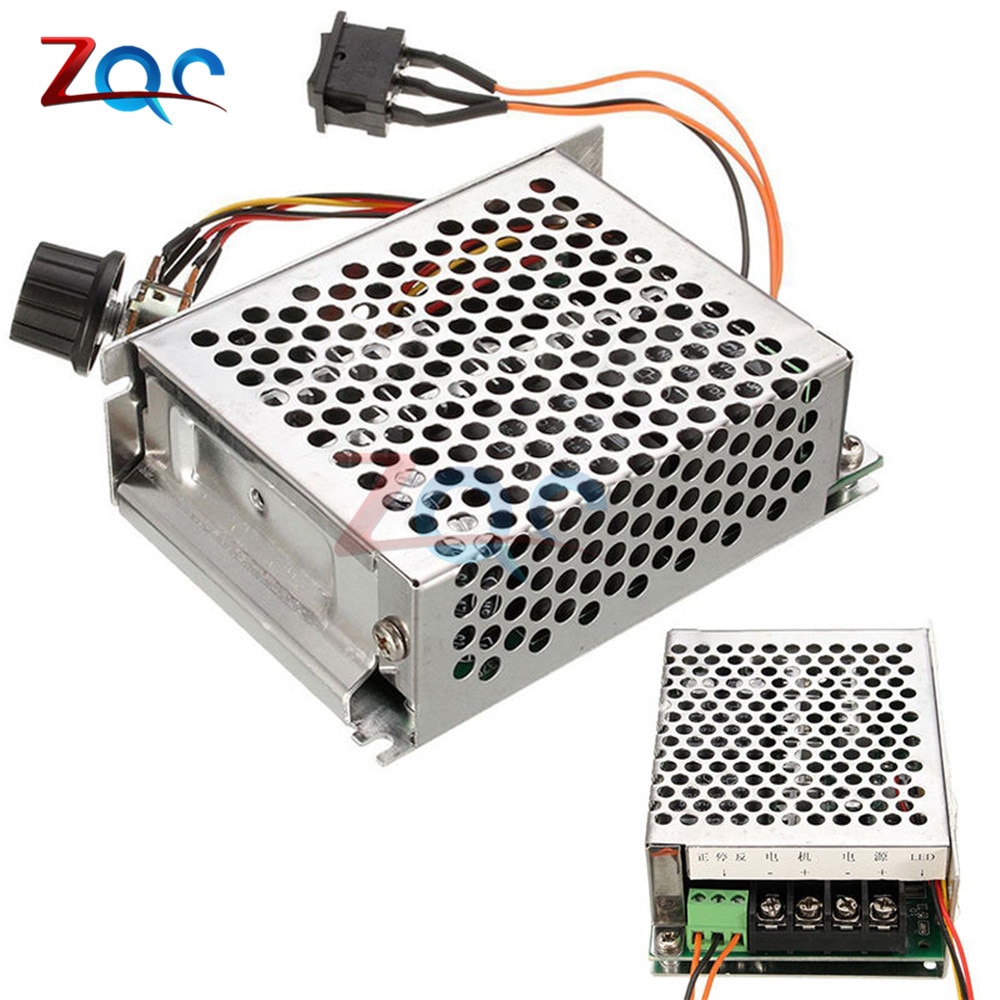 DC 10-50V 40A controlador de velocidad del Motor controlador de Motor PWM 12 V/24 V/36 V/48 V invertida interruptor CW CCW Reversible controlador de impulsos 10 V-50 V