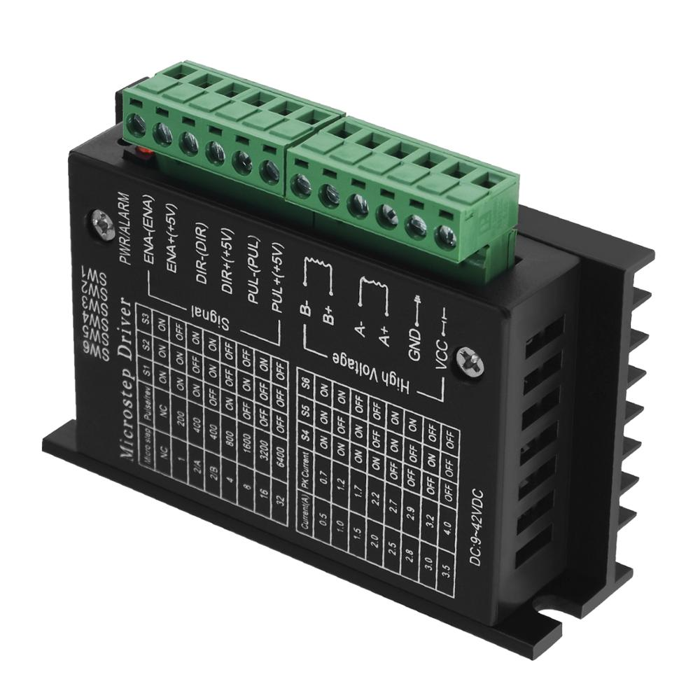 Controlador de motor Microstep TB6600 adecuado para motor paso a paso 42 57 Nema17 Nema23 voltaje de suministro 9-42V CC