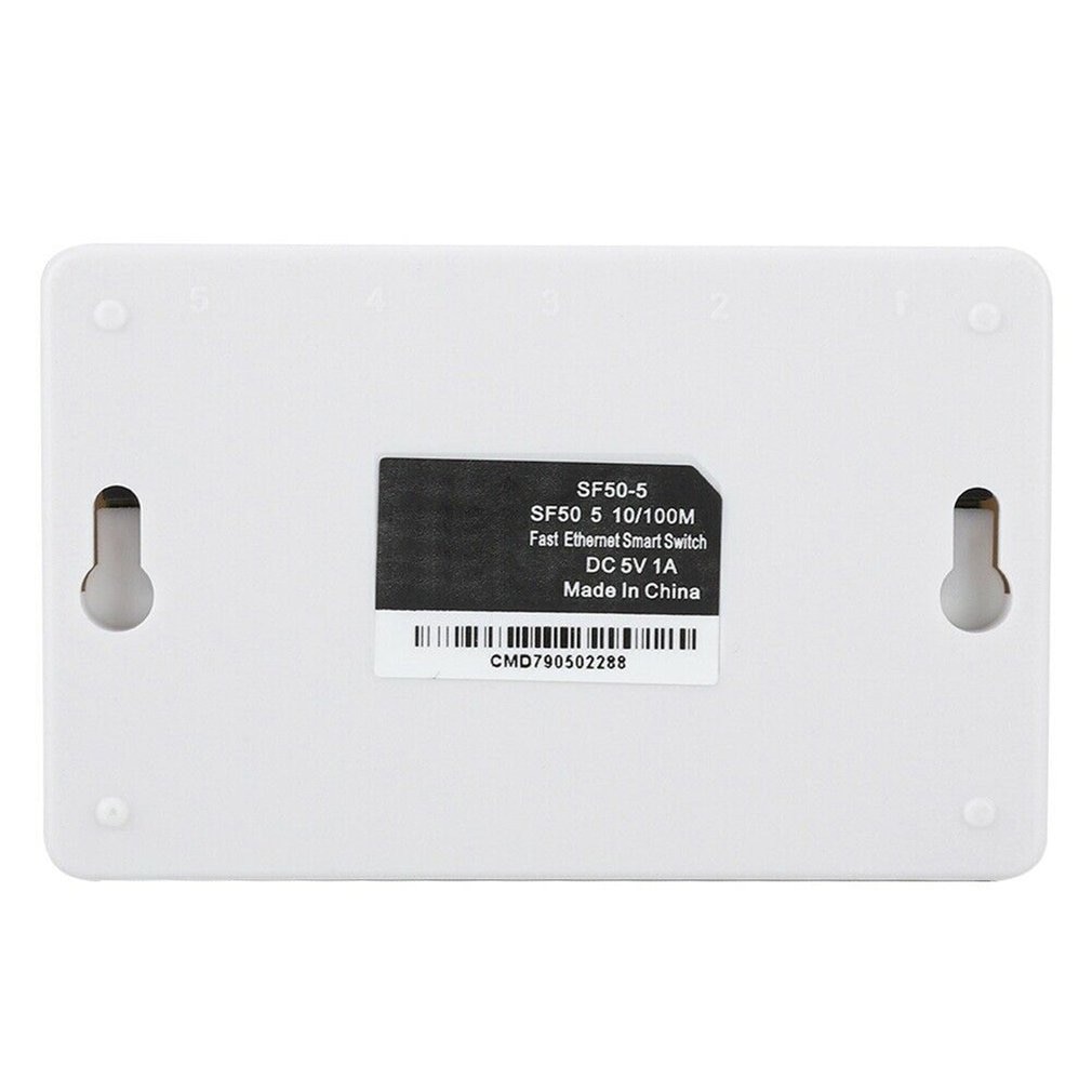 Rj45 mini 5-- portar snabb ethernet-nätverk svart switch hub för stationär pc full gigabit ethernet-switch