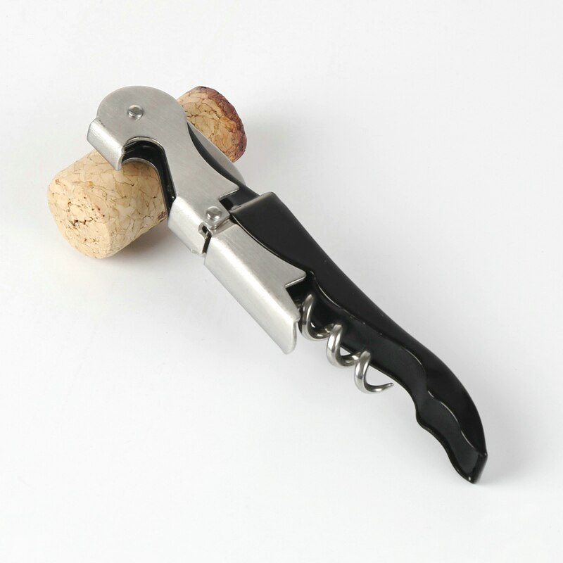 Sacacorchos de acero inoxidable para botellas de vino, abridor de botellas de cerveza, cortador para utensilios de cocina, accesorios de Bar,