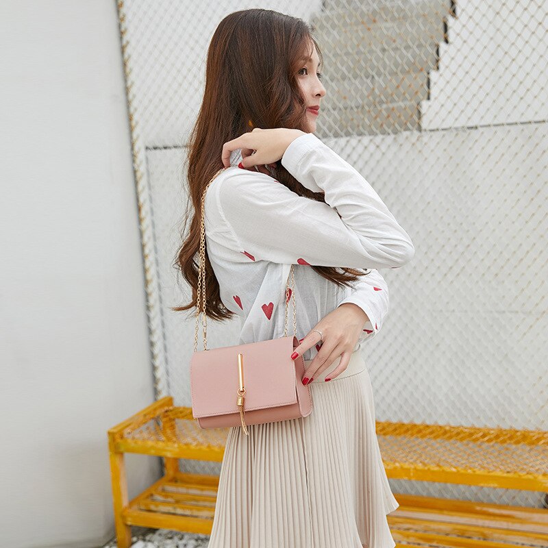 Pakket Han Editie Van PU Vrouwelijke Effen Kleur Kleine Balen Kwastje Mobiele Telefoon Dames Handtassen Schoudertas bolso Mujer