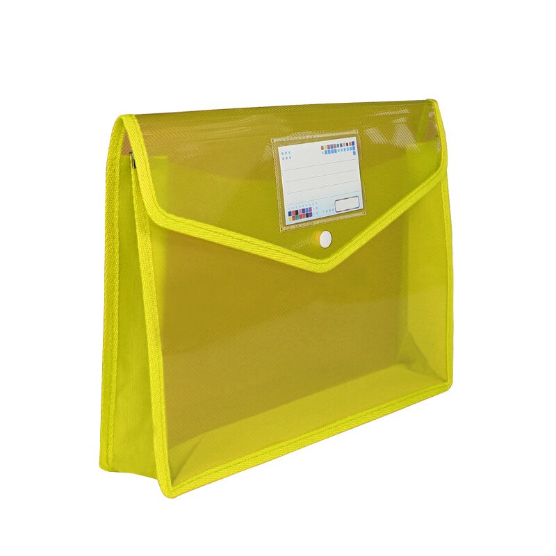 Eco-Friendly Plastic File Folders Expandable Envelope Folder with Snap Button Closure Durable Waterproof for Office Home UY8