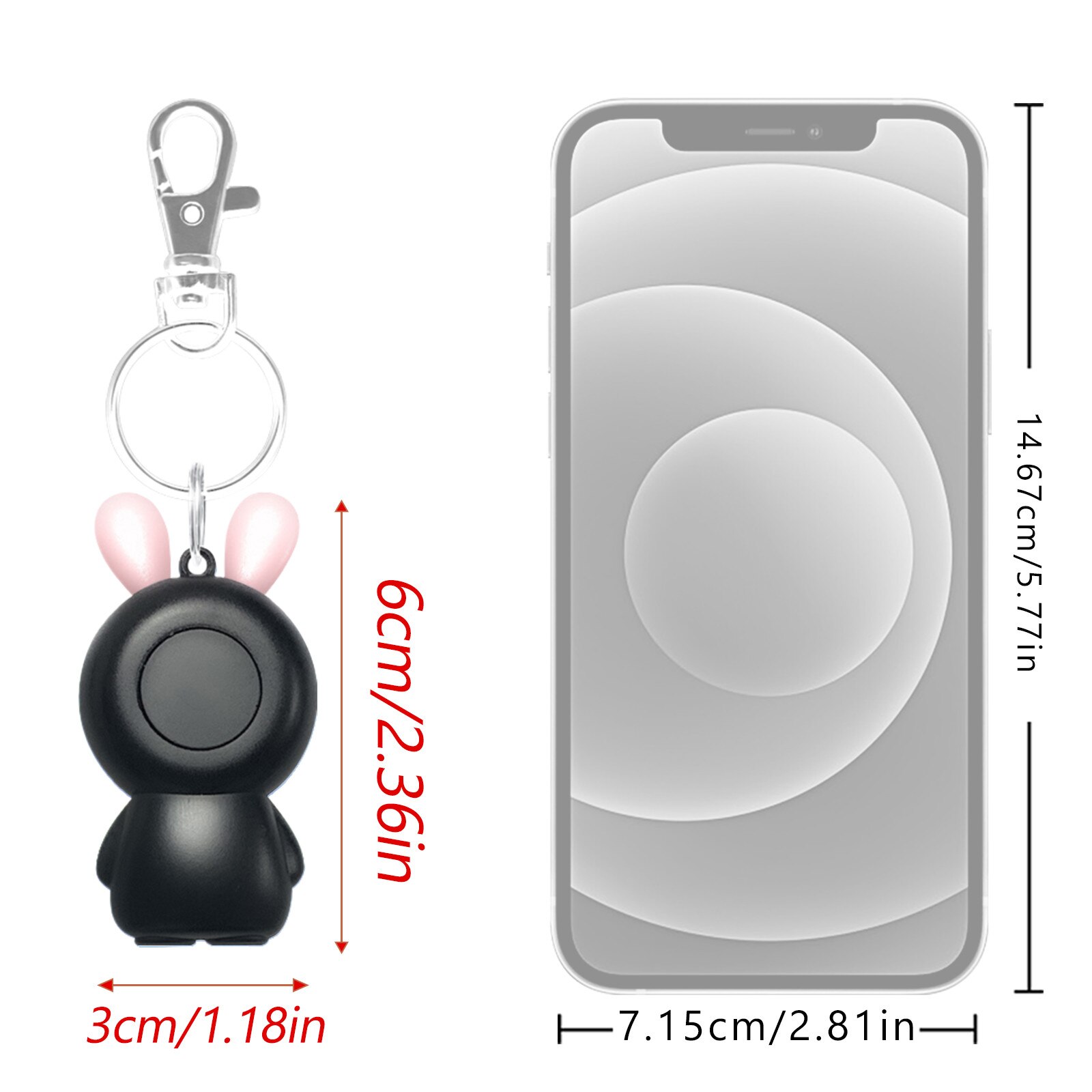 Mini Portable Keys Locator Finder ​Device ​with Lanyard Pendant Smart Accessories Bluetooth Anti- Loss Device Wireless Trackers