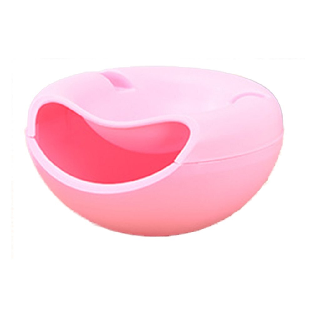 Dubbele Laag Meloen Zaad Schotel Zitkamer Plastic Droog Fruit Mand Lui Persoon Neemt Meloen Zaad Ware Droog Fruit Box: Roze
