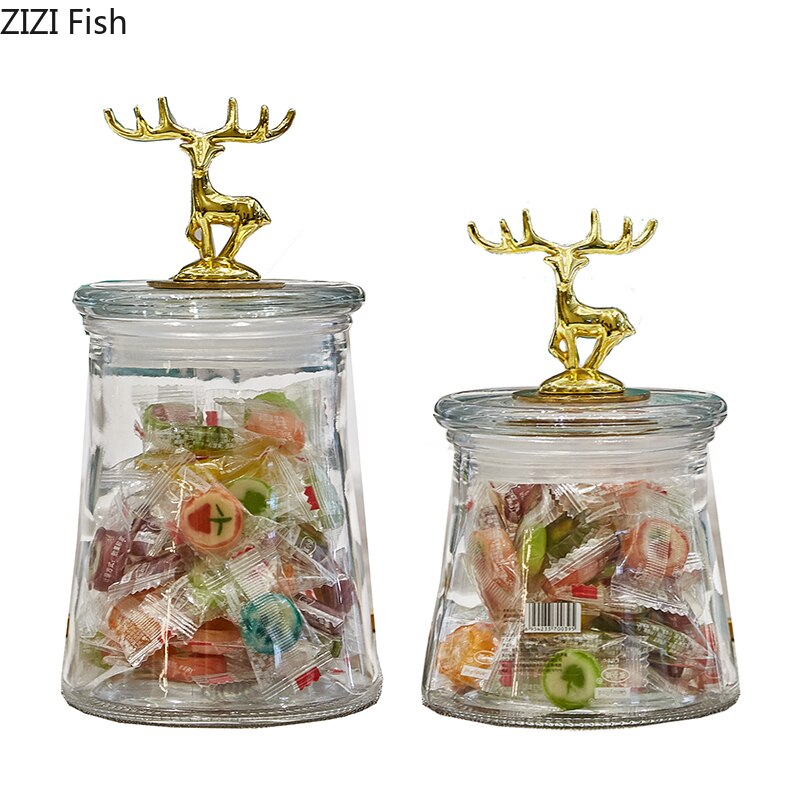 YINMAKE Glazen pot op voet met deksel, kristallen opbergbussen voor snoep koekjes zoet dessert, buffetserver voor bruiloftsfeesten, 3-delige set