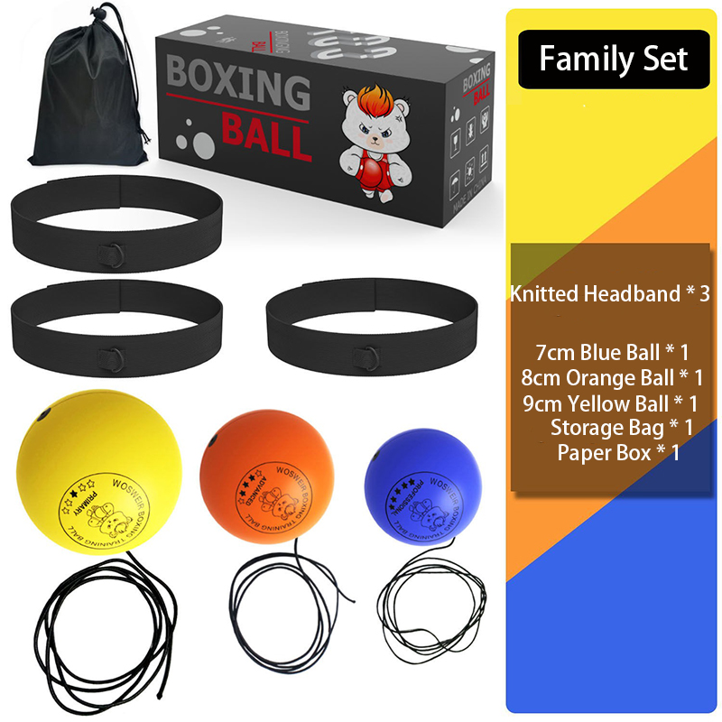 Neue Boxen Speed Ball Kopf-montiert PU Punch Ball MMA Sanda Training Hand Auge Reaktion Gym Sandsack Muay Thai boxeo Weichen Ball: Blau