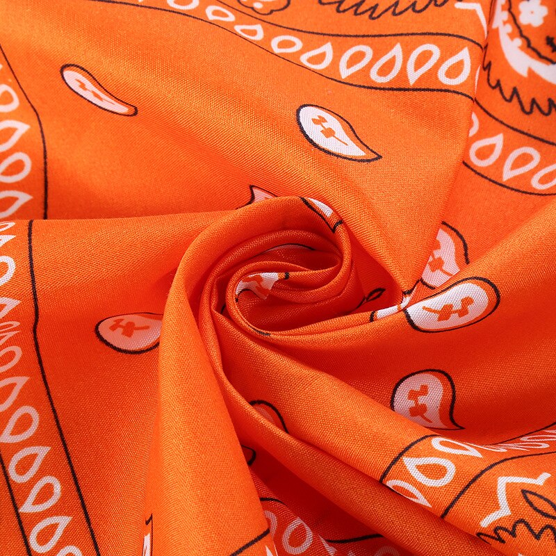 Vintage print bandana til kvinder hårtilbehør hovedtørklæde hovedbeklædning armbånd lomme håndklæde kvinde bandanas pandebånd 55*55cm