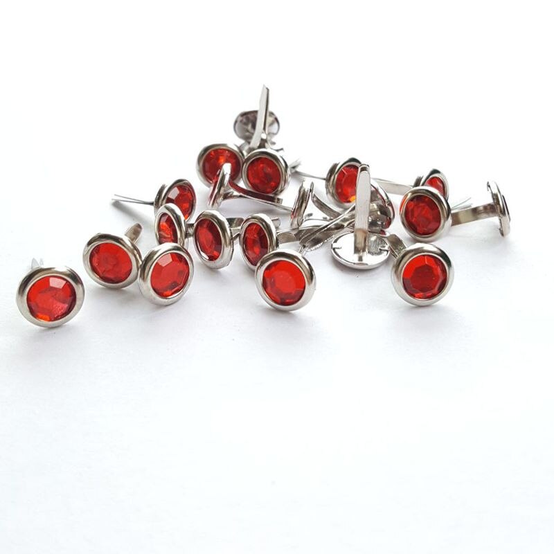 500pcs 8mm Ronde Crystal Brad Jewel Accessoires Di... Grandado