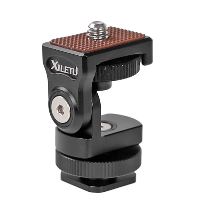 XILETU HB-1 Mini chaussures chaudes support de montage réglable sur caméra moniteur support 1/4 pouces vis pour vidéo caméra moniteur remplir L