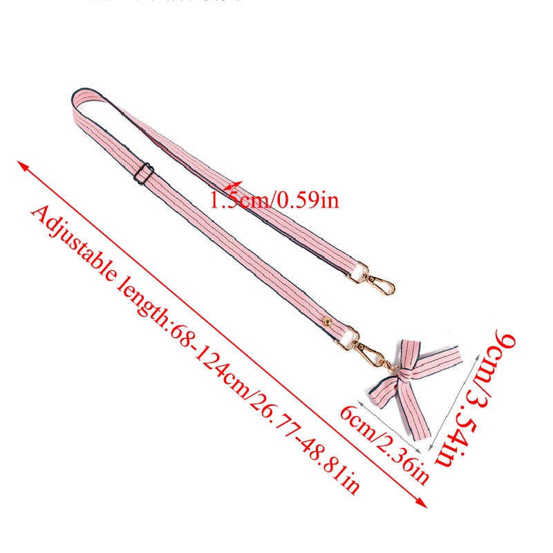 124cm stoffveske telefonstropp justerbar skulderrem erstatning tilbehør beltevesker stropp jente skulder håndveske stropp