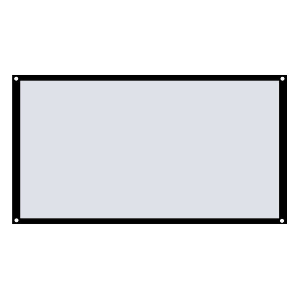 Large 16:9 Foldable Home Projection Screen Film Theater Outdoor 60/72/84/100/120 inch Movie Video Screen for Projector