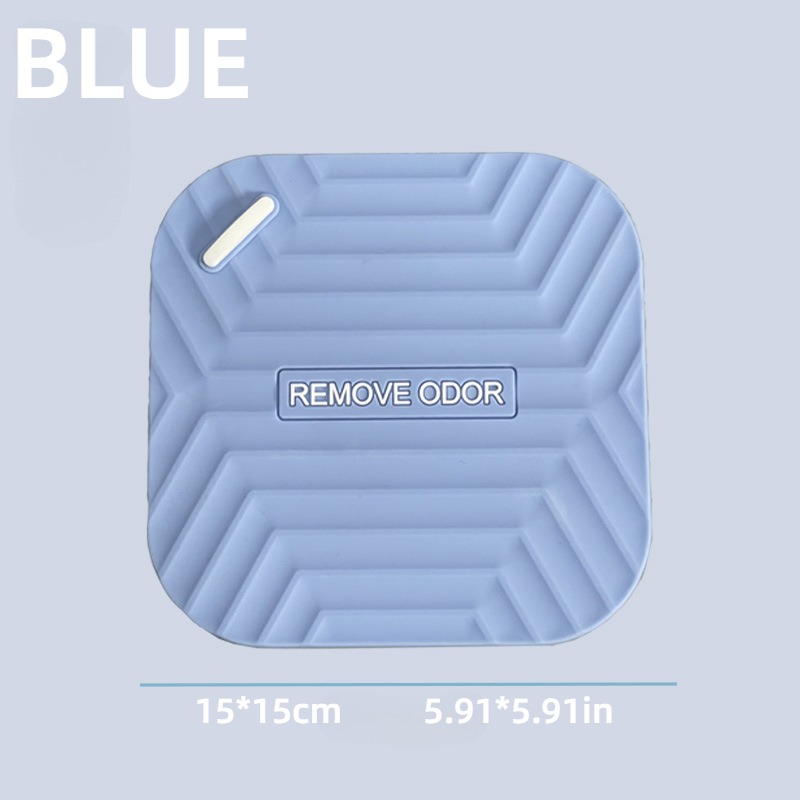 Siliconen Anti Geur Afvoerputje Deodorant Pad Wc Pad Badkamer Anti Geur Riool Deodorant Cover Water Stopper Badkamer Producten: Blauw