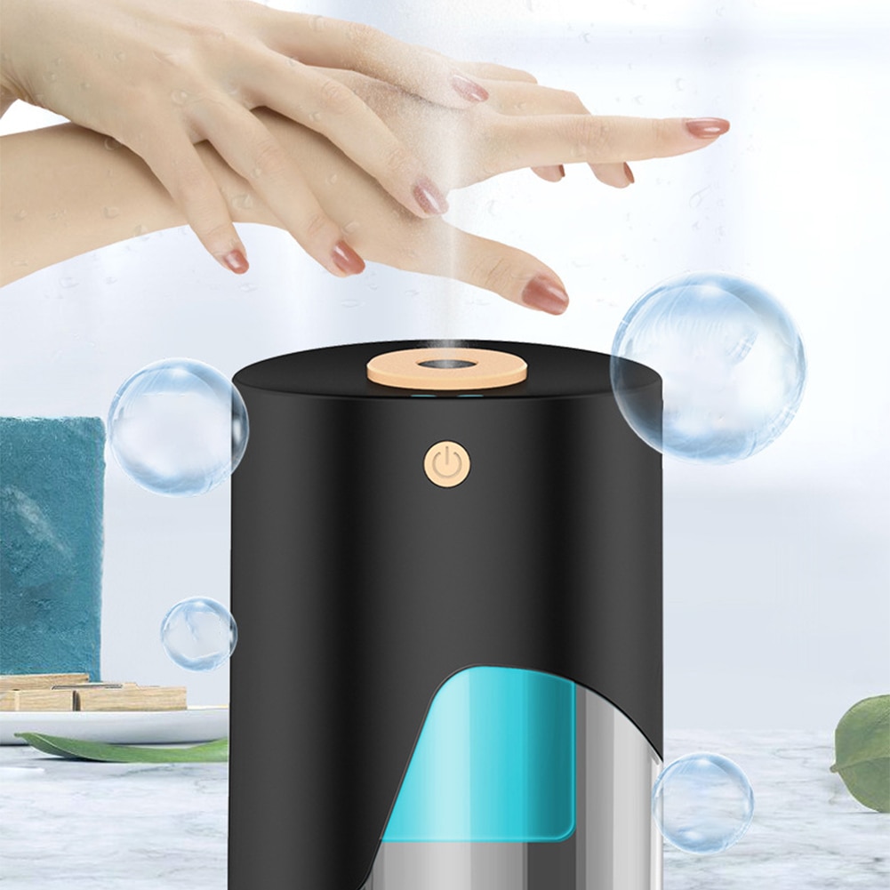 100ML automatyczny dozownik alkoholu bezdotykowa dezynfekcja dozownik rozpylacza USB ładowanie indukcja alkohol rozpylać Sanitizer