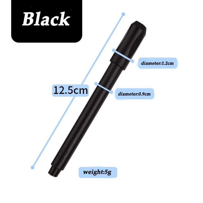 1 szt Przedłużacz robić ołówka uchwyt na długopis uchwyt na długopis ołówek robić szkicowania kolorowy piórnik przedłużacz artykuły artystyczne artykuły biurowe dla szkół: czarny