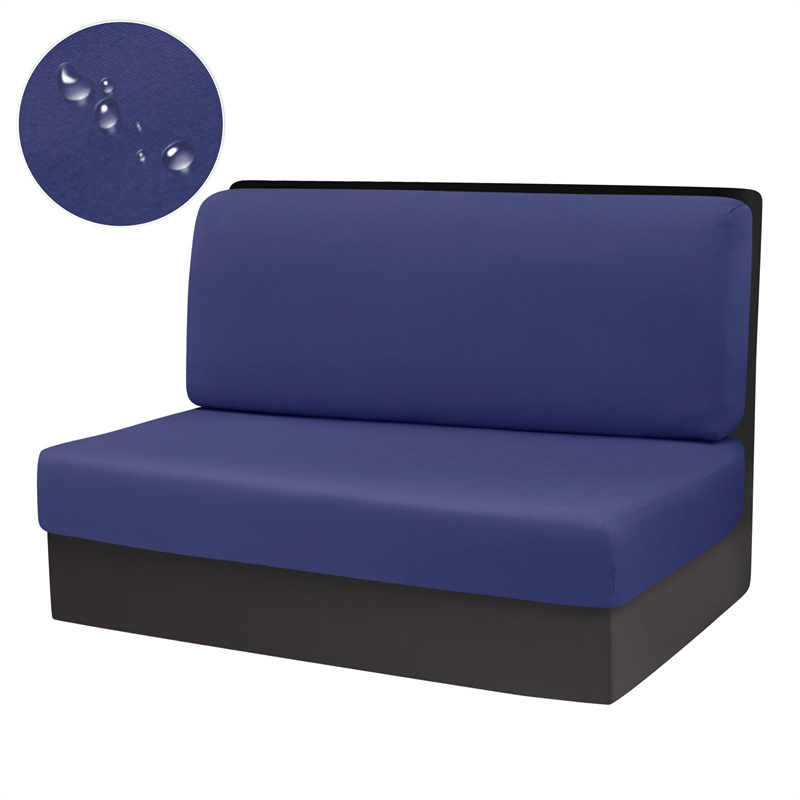 2 teile/satz Jacquard RV Dinette Kissen Abdeckungen strecken Wohnmobil Sofa Sitzbezüge Einstellbare Esszimmer Sitzbezüge Bank Rückenlehne Dekor: Feld Grün