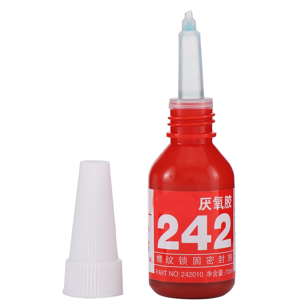 Home Practical 10ml 242 Liquid Glue Blue Anaerobic Adhesive Removable Sealant Thread Super Glue for Metal Surfaces Screw