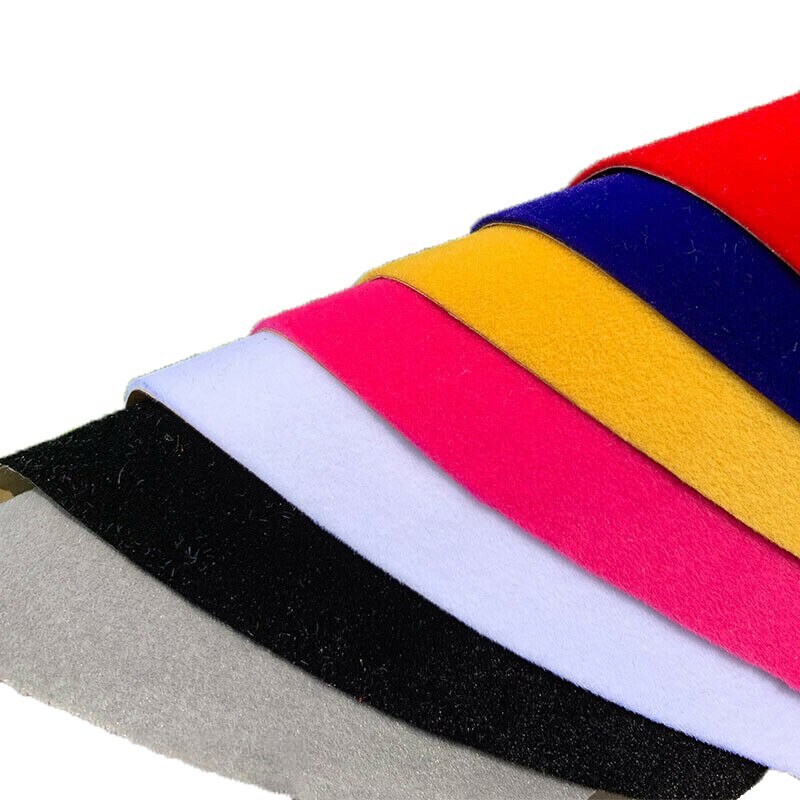 20/40x145cm auto-adhésif velours troupeau doublure bijoux Contact papier artisanat tissu autocollant multicolore