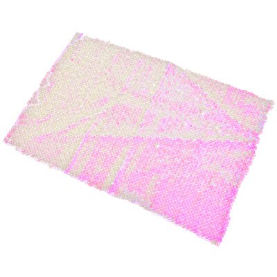 Tela de retales de poliéster con lentejuelas reversibles de doble cara, material para costura hecha a mano, suministros de ropa, 21x29cm: 4