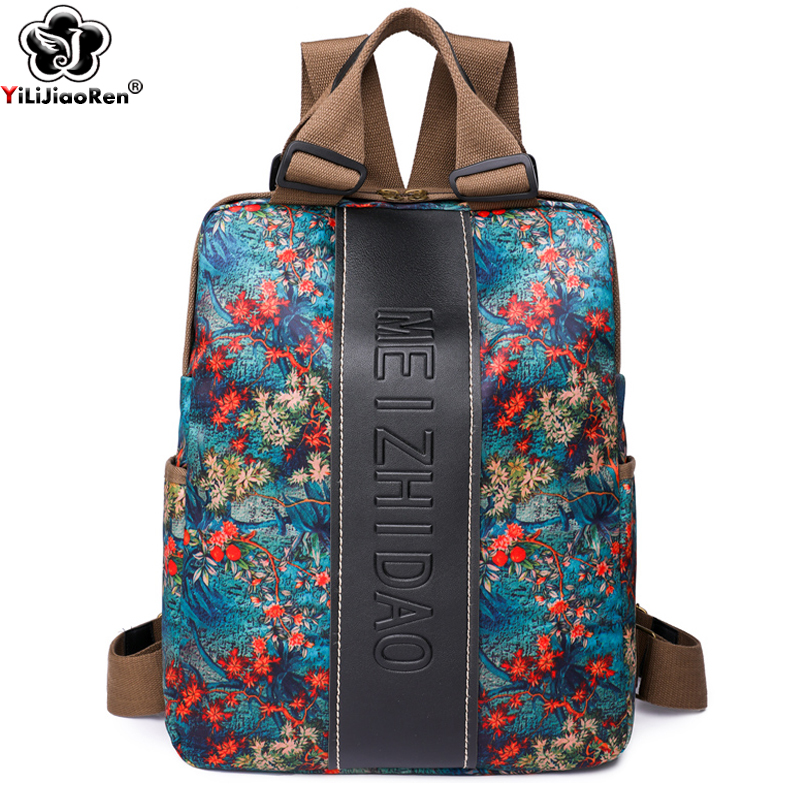 Backpacks Female Canvas Rucksack Women Large Bagpack Travel Bags Big School Backpack for Students Shoulder Bag