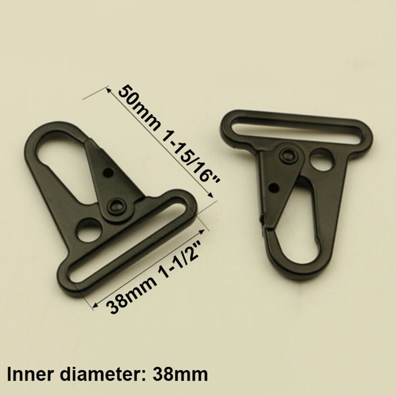Hebillas de gancho de metal para olecrano, Clips de gatillo, hebillas para correa de cuero/bolsa para cinturón, correas para mochila, ganchos para correa de mascota, 3 tamaños, 1 Uds.