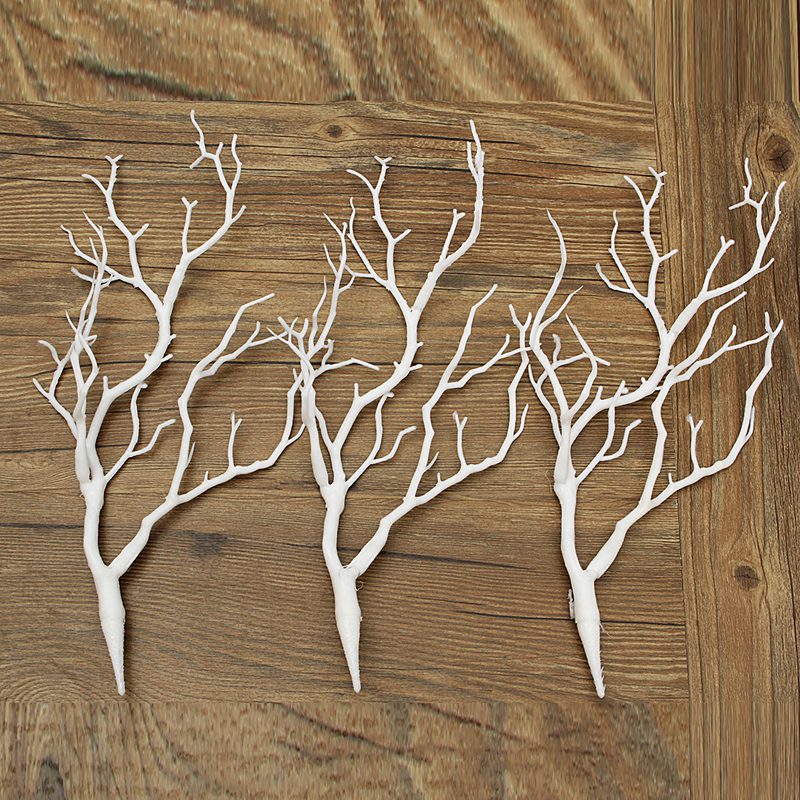 3 x Artificial White Dry Plant Tree Branch Wedding Party Decor