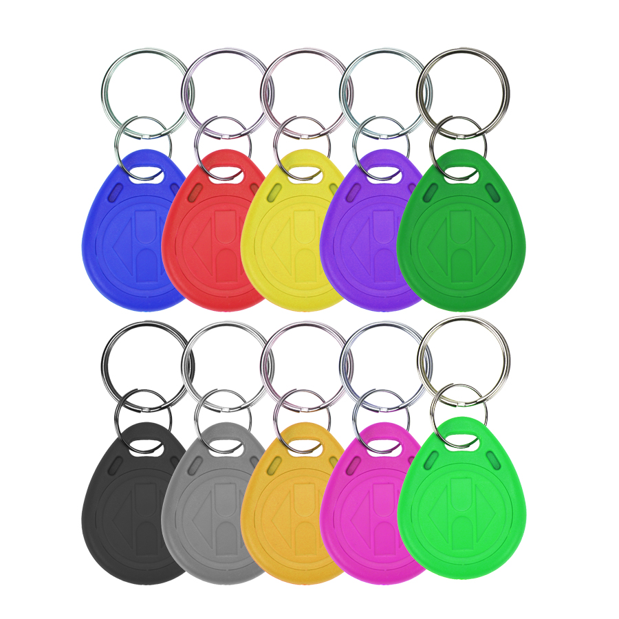 Duplicador RFID de 125KHz para escritor, lector de tarjetas de identificación, clonador y llave: 10pcs 125khz Keys