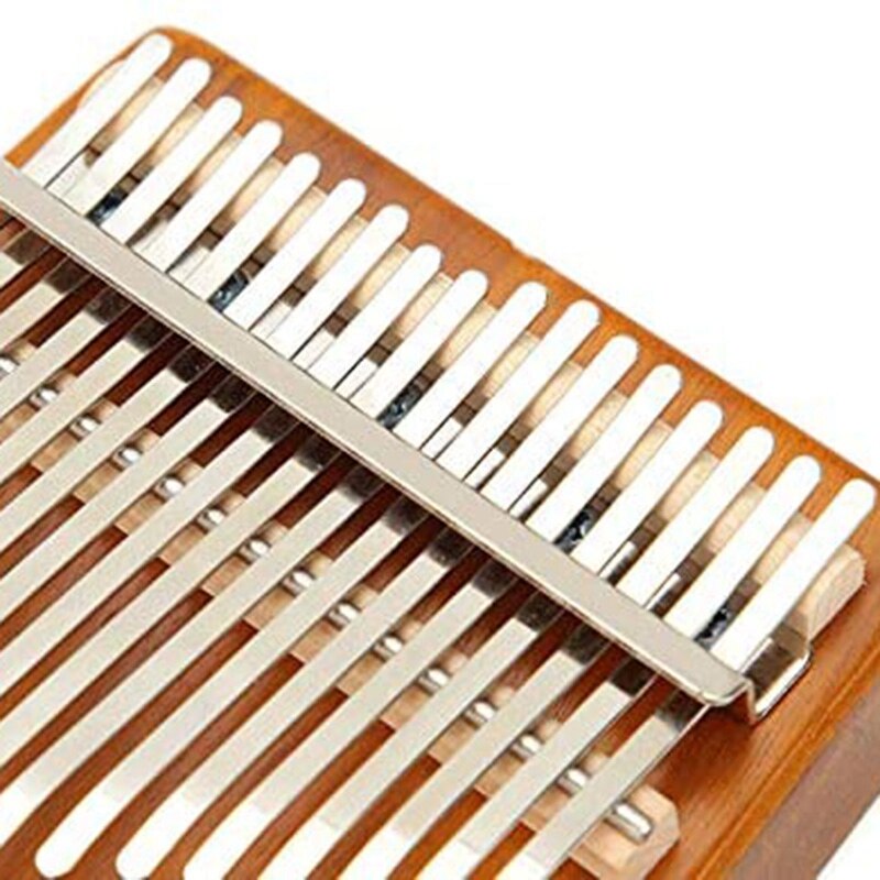 Mbira Kalimba 17-Key Bamboo Thumb Piano, Marimbas Finger Instrument and Complete Accessories Learning Book Tuning Hammer