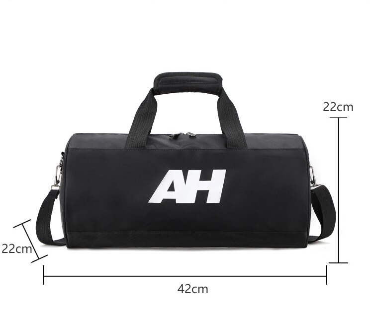 NIYOBO Travel Duffel Bag - 53cm Large Waterproof Nylon Carry-On Luggage: Nylon Normal Black