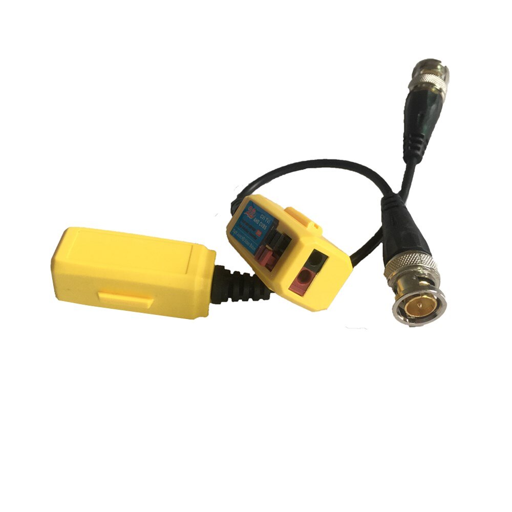 10 pares CCTV vídeo Balun torcido BNC pasivo transceptores de fibra óptica UTP Balun BNC Cable para AHD CVI Cámara