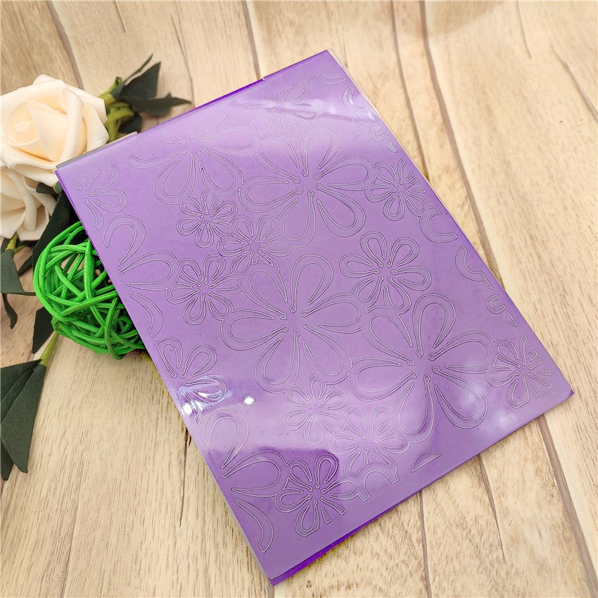 10.6*14.5CM Plastic Flowers Template Easter Wreath Craft Card Making Paper Card Album Wedding Decoration Embossing Folders