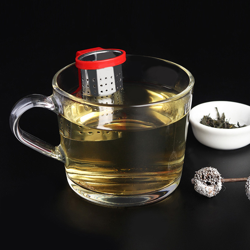 Stainless Steel Tea Strainers Diffuser Herbal Spice Strainer Loose Leaf Tea Bags With Handle Tea Maker Strainer Home Tea Set
