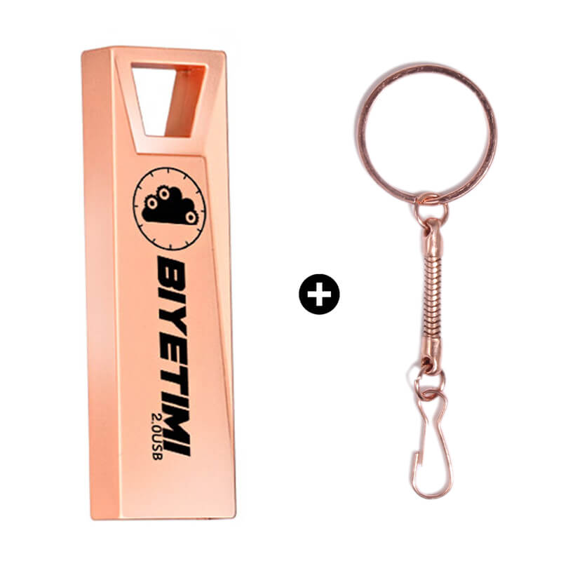 Memoria Usb BIYETIMI de 8 GB, 16 GB, 32 GB, 64 GB, memoria usb 2,0: 4 GB / Rosa