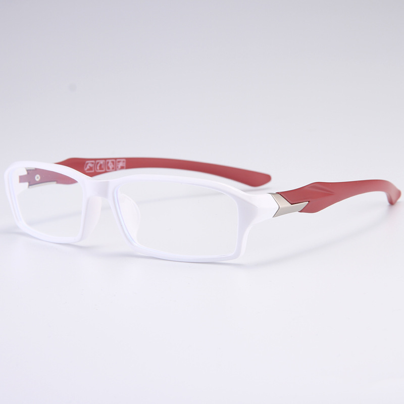 Zerosun Occhiali bianchi Uomo Donna Occhiali sportivi Montatura Uomo Donna TR90 Occhiali per lenti ottiche da prescrizione