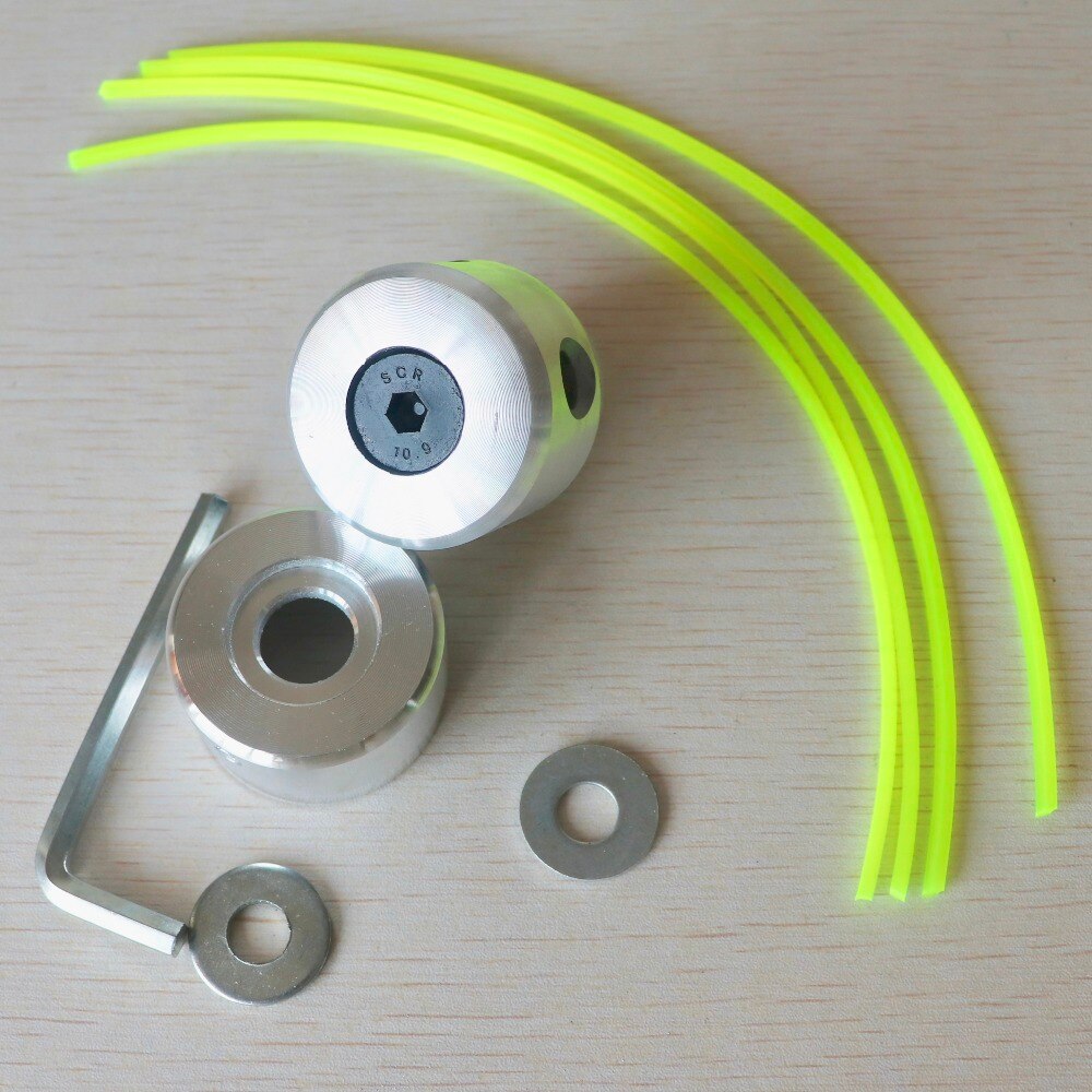 Easy load universal brush cutter aluminum trimmer head