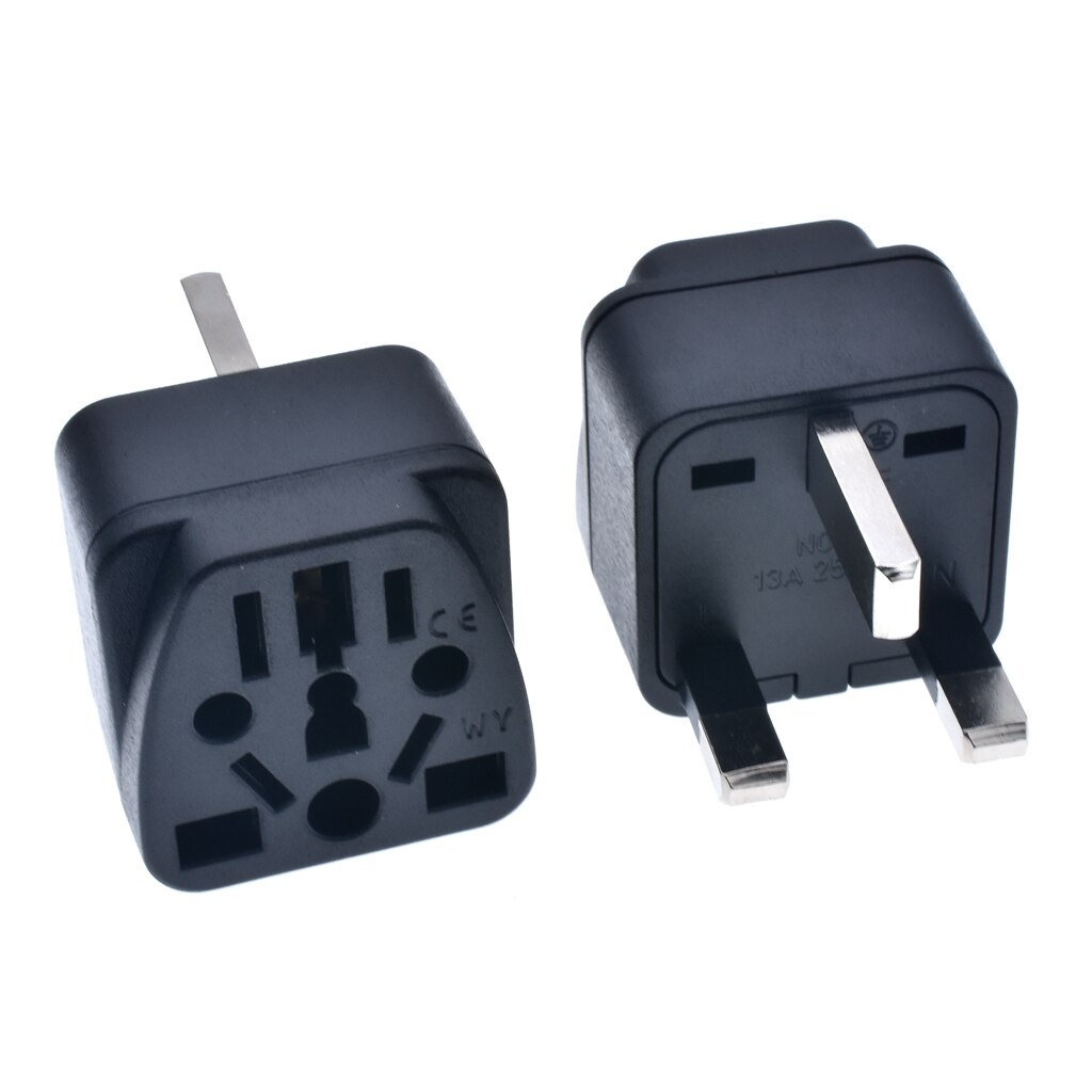Universal Italy Switzerland India EU US AU to UK Singapore Malaysia AC Power Socket Schuko Plug Travel Charger Adapter Converter