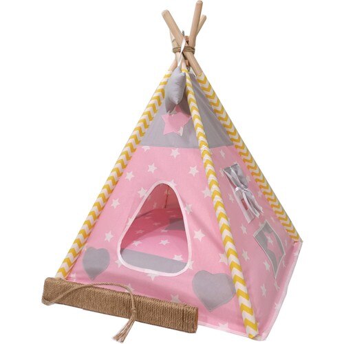 Moonstar Roze Starry Kat Hond Tent