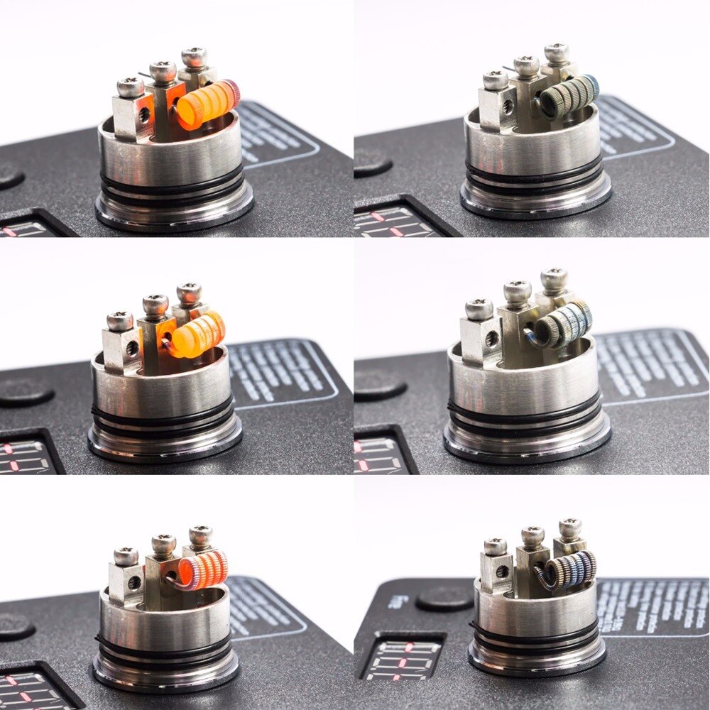 Volcanee SS316L Ni80 Heizung Draht Außerirdischer Clapton Tiger Nichrom Verschmolzen Clapton für RTA RDA E Zigarette Zerstäuber Vape Vorgefertigte Spule