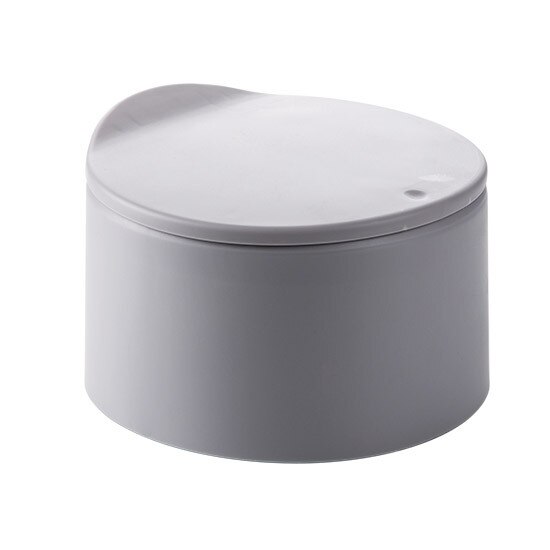 Presse créative type ABS bureau petit 4L poubelles poubelle bureau à domicile bureau poubelle bureau débris boîte de rangement: Light Gray