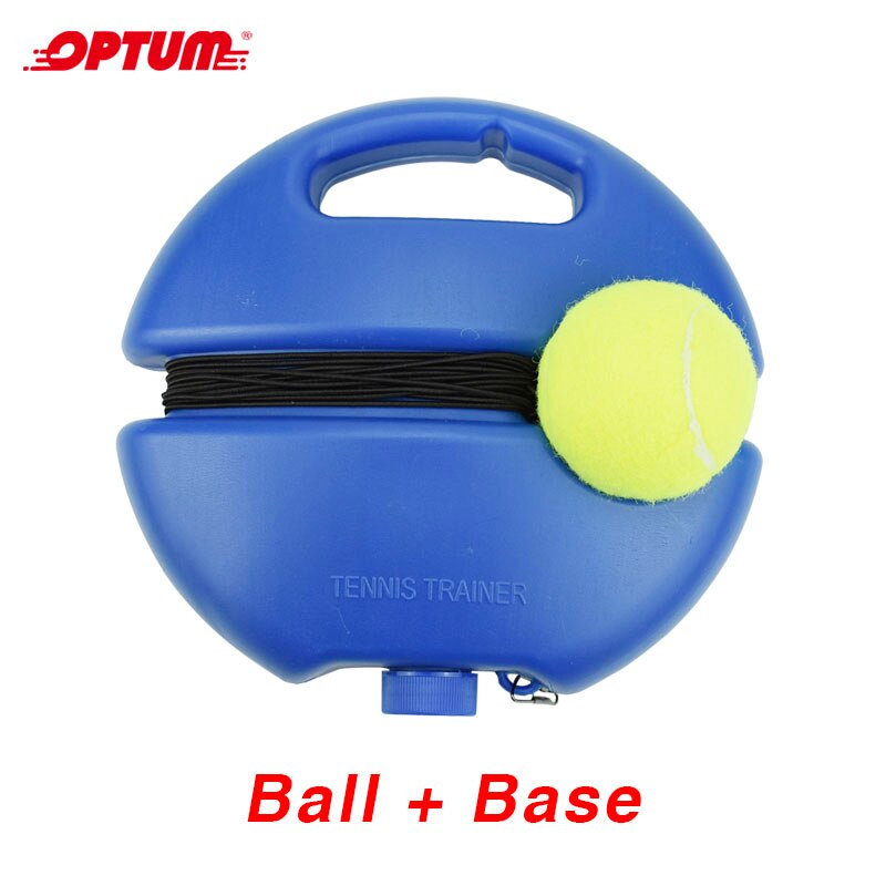 Heavy Duty Tennis Training Tool Exercise Tennis Ball Sport Self-study Rebound Ball With Tennis Trainer Baseboard Sparring Device: ball with blue base