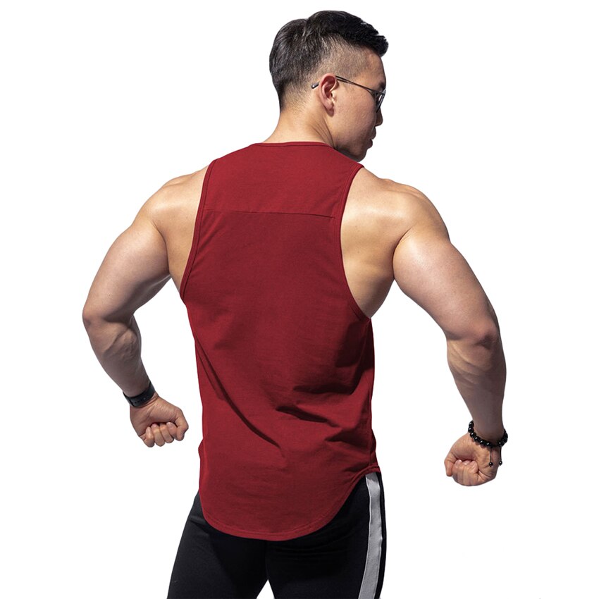 Asia mann treningsstudio topp sportsklær muskel viser hurtig tørr Vest oem tank topp til menn