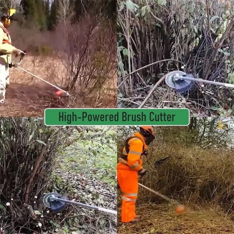 9 inches High-Powered Grass Cutter 10000 RPM Chainsaw Tooth for Gas-powered Trimmers / Brush Cutters with 30cc Engines