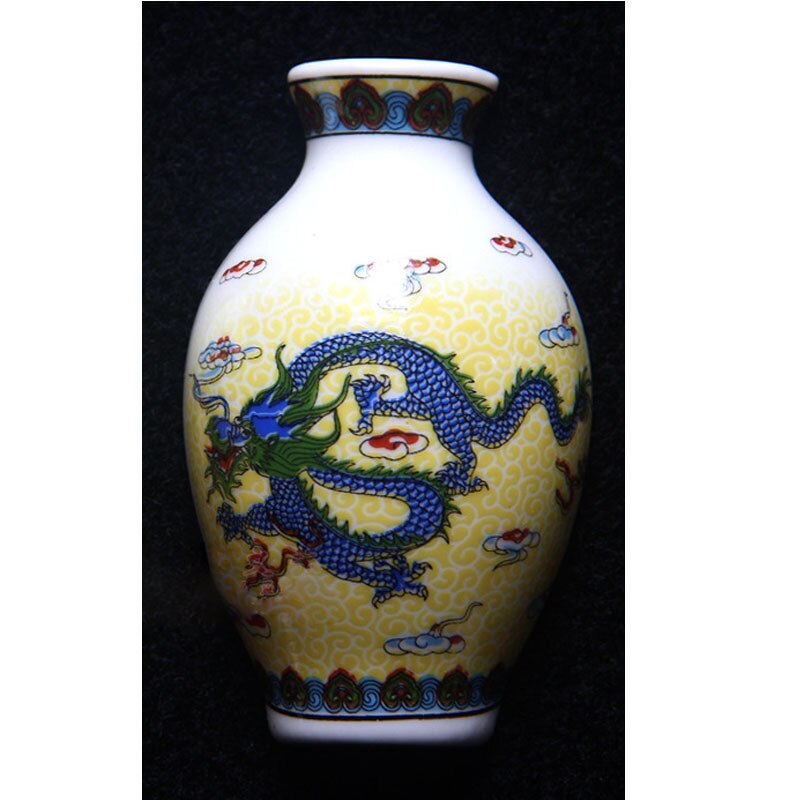 Chinese Blauw En Wit Porselein Vaas Koelkastmagneet Souvenir Geschilderd Keramische Ambachten Koelkastmagneet Relatiegeschenken