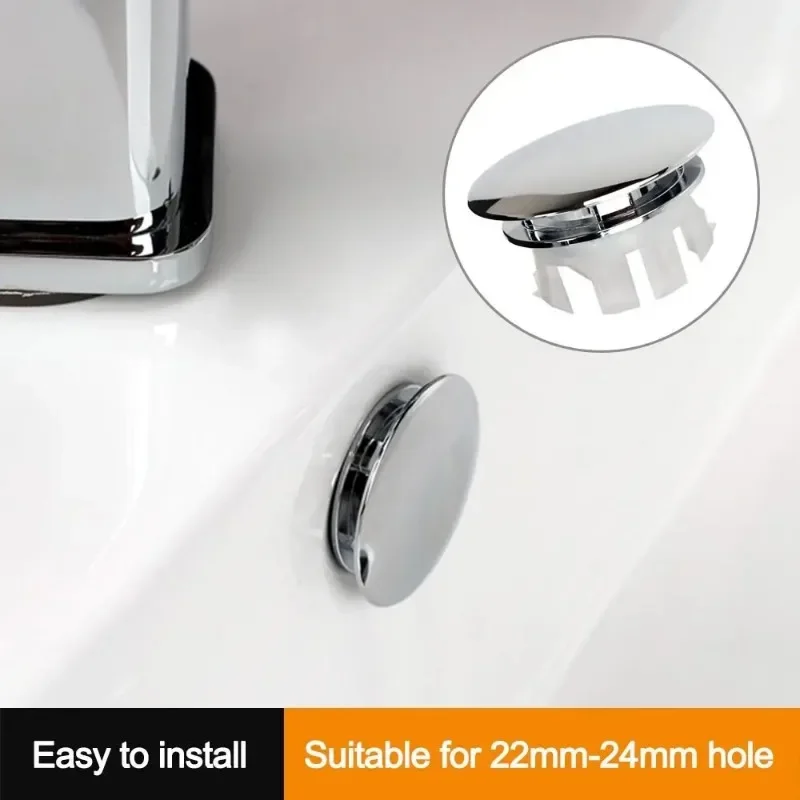 Waschbecken Überlauf Abdeckungen trimmen Ring Kappe Küche Badezimmer Waschbecken Badewanne Runde Doppel Schicht Ersatz See Abdeckung Für 22mm-24mm See