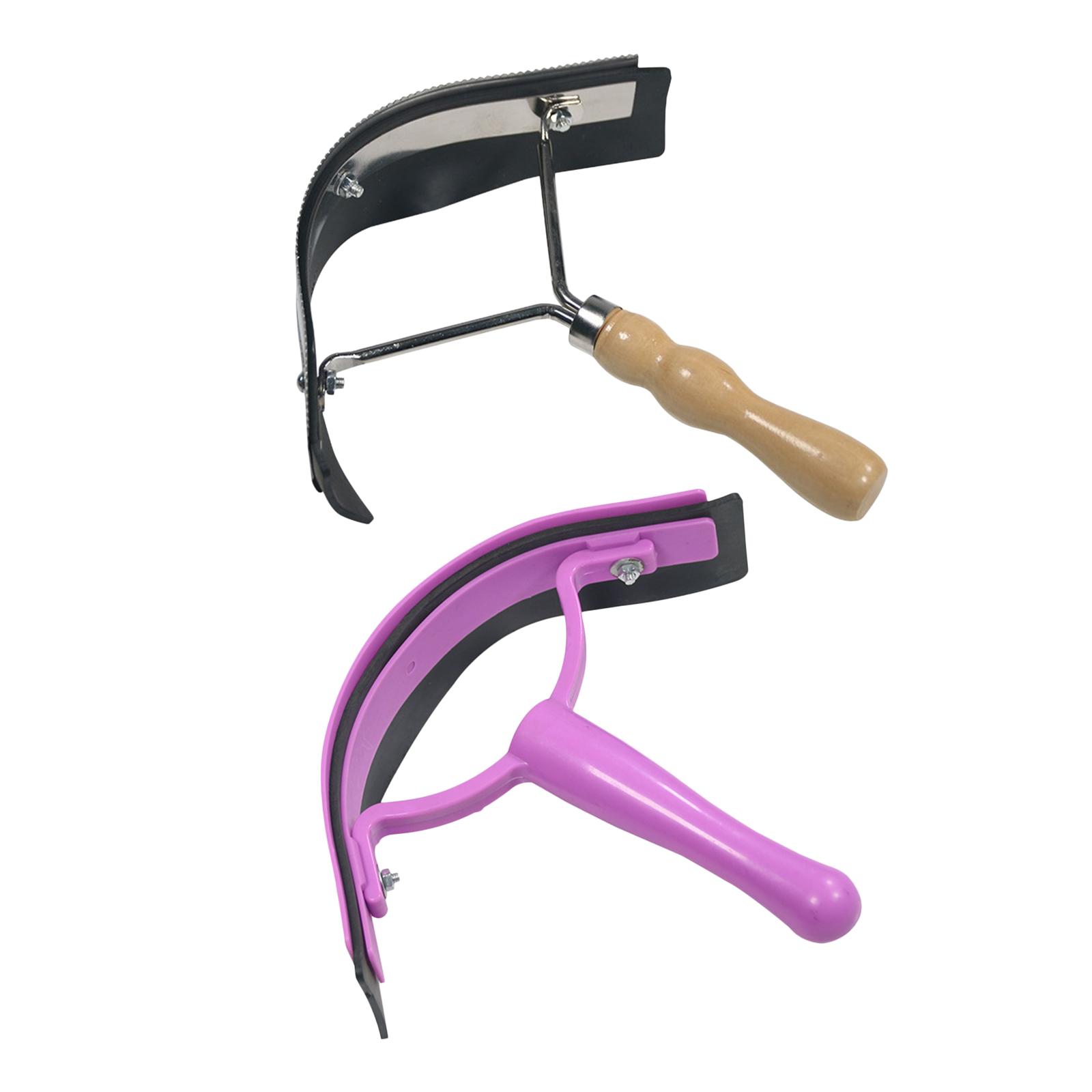 Racloir à sueur en caoutchouc, toilettage cheval, raclette en caoutchouc, nettoyage des cheveux