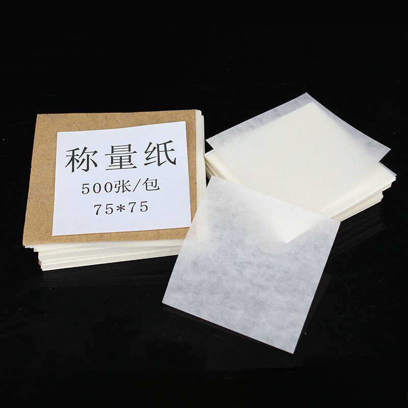 2Pack (1000Pcs) lab Gebruik Vierkante Glad Sulfaat Papier Wegen Papier 60/75/90/100/120/150Mm/200Mm