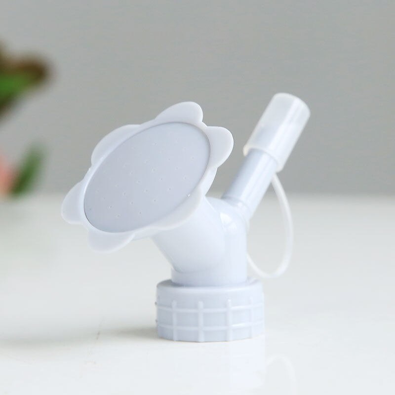 1Pc jardin plante pulvérisation arrosage outil bricolage universel en plastique boisson bouchon de bouteille gicleur buse pomme de douche Portable pulvérisateurs couverture: gray