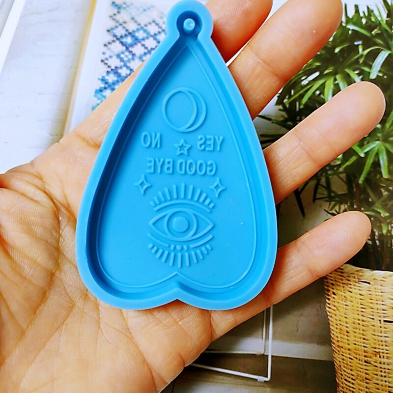 Handmade Earrings Epoxy Resin Mold Keychain Pendant Silicone Mould DIY Crafts Jewelry Necklace Casting Tools