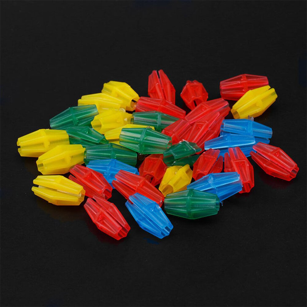 26/36 stuks gemengde lichtgevende plastic clip fiets fiets wiel spaak kralen plastic clip spaak kraal fiets kralen draad kralen decoraties