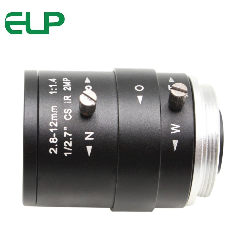 Megapixel 2.8-12mm Varifocal HD Security Camera Lens Manual Zoom &amp; Focus CS Mount