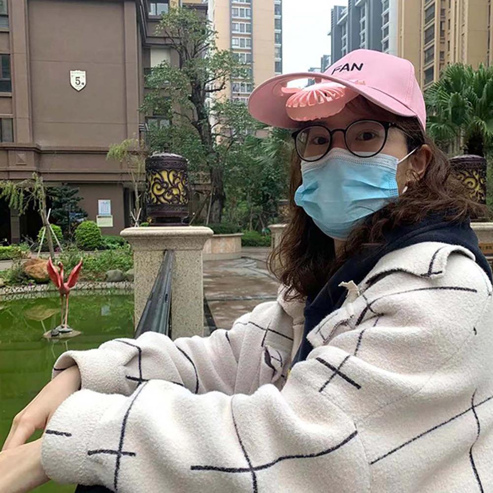 Summer Fan Cooling Baseball Cap Hat USB Charging Breathable Shade Sunscreen Hat Required Fishing Summer Sport Outdoor